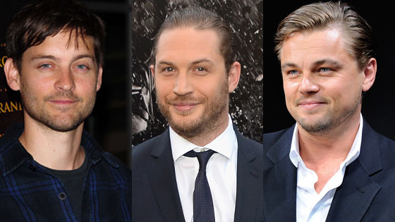 Tobey Maguire, Tom Hardy, Leonardo DiCaprio Tobey Maguire, Tom Hardy, Leonardo DiCaprio